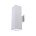 WAC DC-WD06 Cube Architectural 6" 70W LED Double Wall Mount, Away From The Wall - White