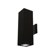 WAC DC-WD06-U Cube Architectural 6" 22W LED Ultra Double Wall Mount - Black