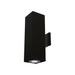 WAC DC-WD06-U Cube Architectural 6" 22W LED Ultra Double Wall Mount - Black