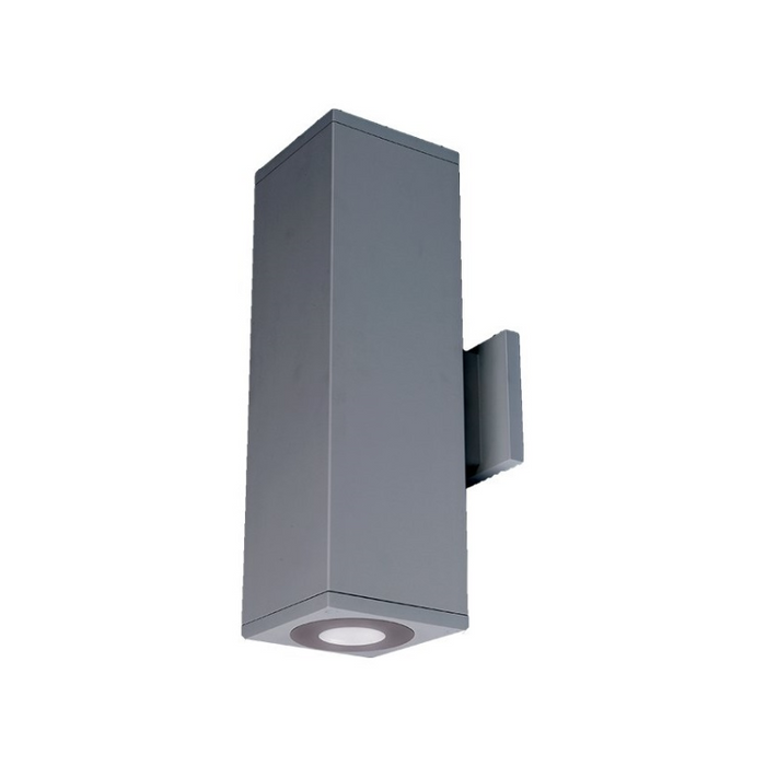 WAC DC-WD06-U Cube Architectural 6" 22W LED Ultra Double Wall Mount - Graphite