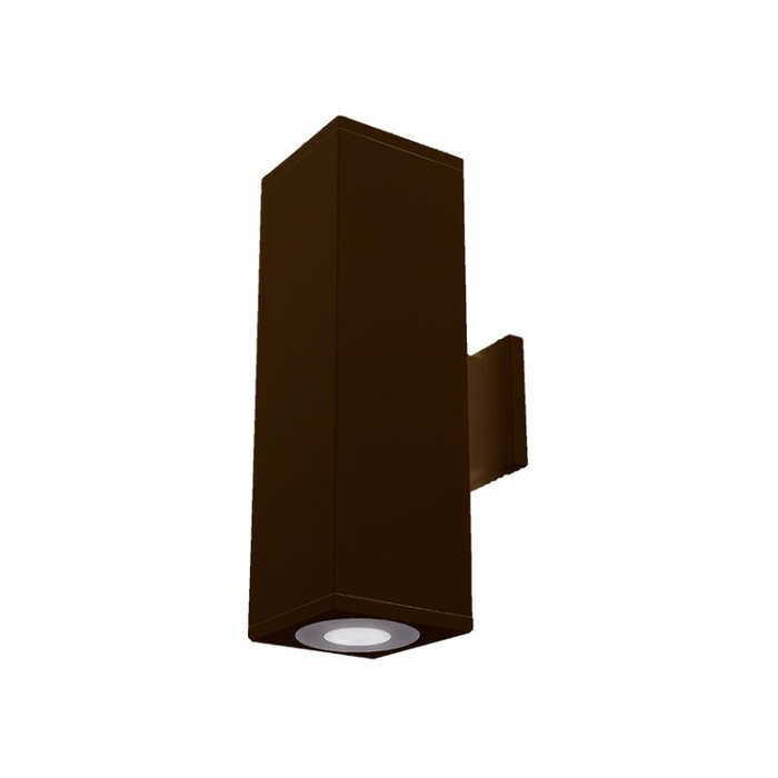 WAC DC-WD06-U Cube Architectural 6" 22W LED Ultra Double Wall Mount - Bronze