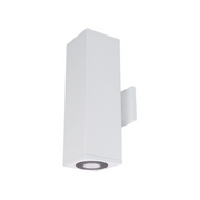 WAC DC-WD06-U Cube Architectural 6" 22W LED Ultra Double Wall Mount - White