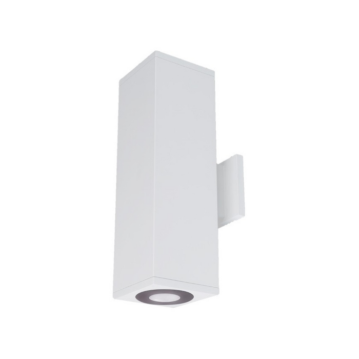 WAC DC-WD06-U Cube Architectural 6" 22W LED Ultra Double Wall Mount - White