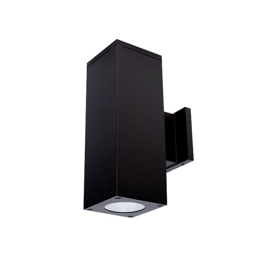 WAC DC-WE0517 Cube Architectural 5" 17W LED Extended Single Wall Mount, Towards The Wall - Black