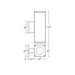 WAC DC-WE0517 Cube Architectural 5" 17W LED Extended Single Wall Mount, Towards The Wall