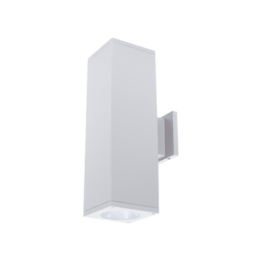 WAC DC-WE06 Cube Architectural 6" 35W LED Extended Single Wall Mount, Towards The Wall - White