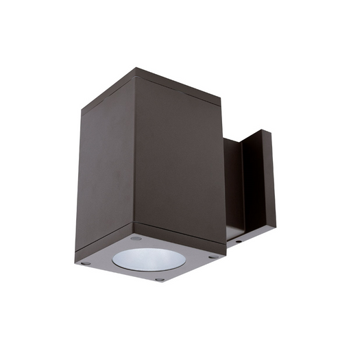WAC DC-WS0517 Cube Architectural 5" 17W LED Single Wall Mount, Straight Up or Down - Bronze