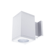 WAC DC-WS0517 Cube Architectural 5" 17W LED Single Wall Mount, Towards The Wall - White