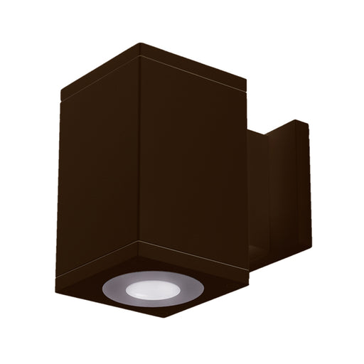 WAC DC-WS05 Cube Architectural 5" LED Single Wall Mount, Ultra Narrow Beam - Bronze