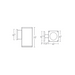 WAC DC-WS0517 Cube Architectural 5" 17W LED Single Wall Mount, Towards The Wall