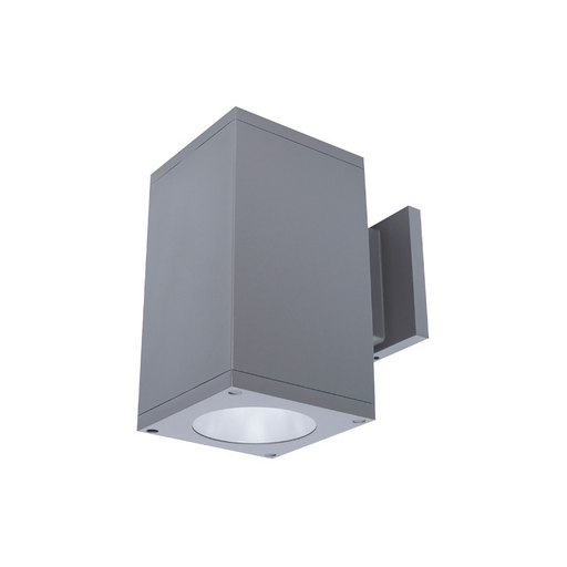 WAC DC-WS0622 Cube Architectural 6" 22W LED Single Wall Mount, Towards The Wall - Graphite