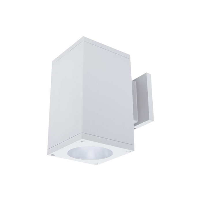 WAC DC-WS0622 Cube Architectural 6" 22W LED Single Wall Mount, Away From The Wall - White