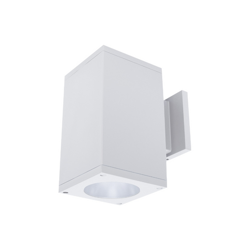 WAC DC-WS0622 Cube Architectural 6" 22W LED Single Wall Mount, Straight Up or Down - White