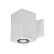 WAC DC-WS06 Cube Architectural 6" LED Single Wall Mount, Ultra Narrow Beam - White