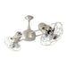 Matthews Fan Duplo-Dinamico 39" Ceiling Fan with Decorative Cage - Brushed Nickel