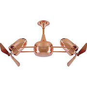 Matthews Fan Duplo-Dinamico 36" Ceiling Fan with Wood Blades - Copper