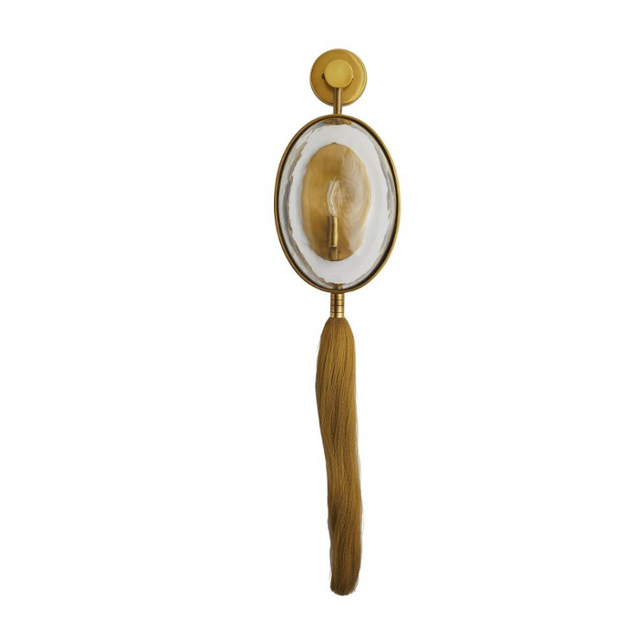 Arteriors DD426 Aramis 1-lt 37" Tall Wall Sconce - Antique Brass