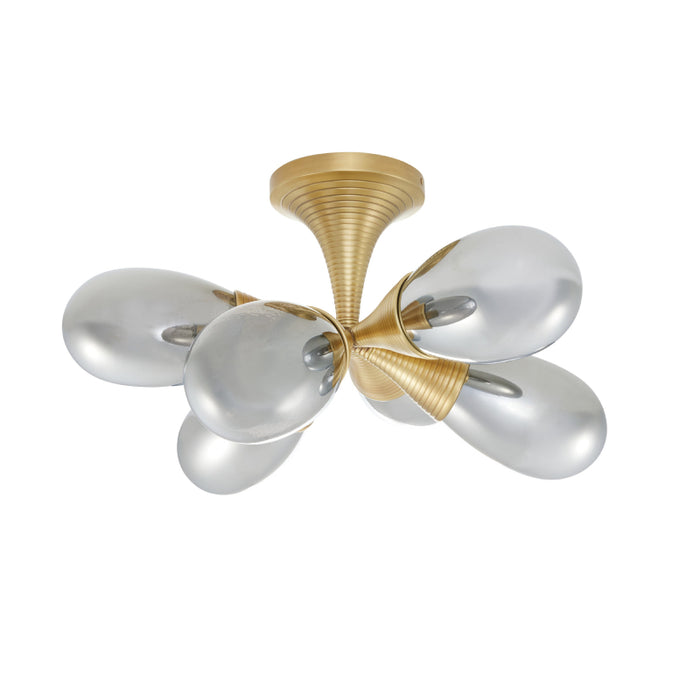 Arteriors DFC15 Giselle 6-lt 24" Semi Flush Mount