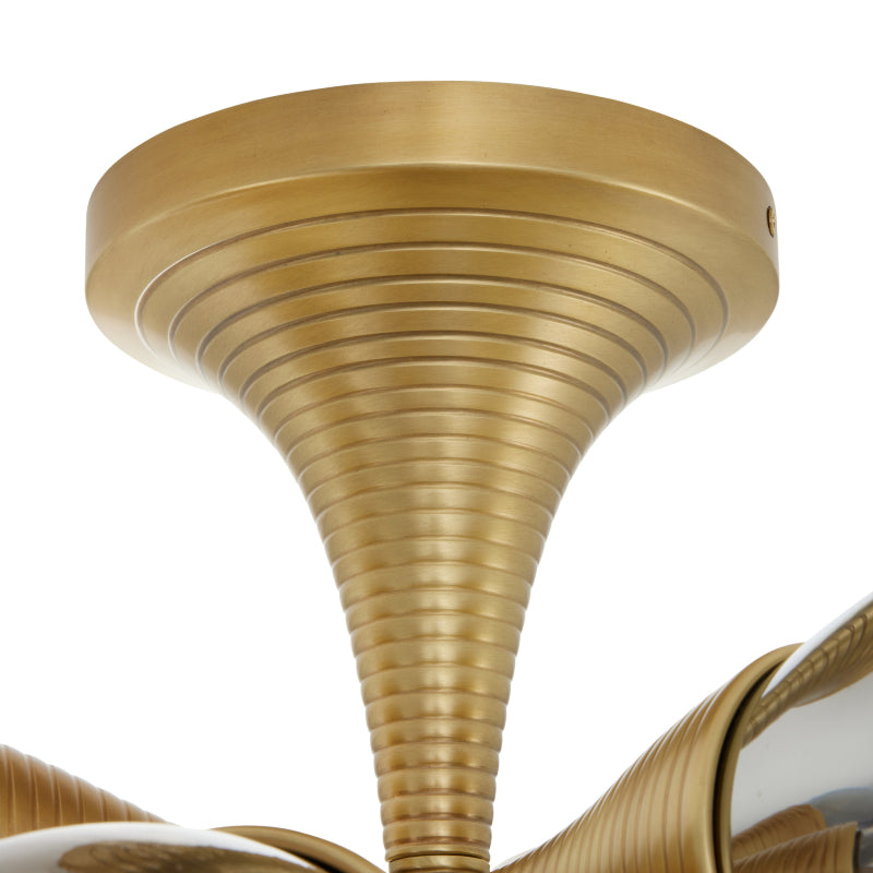Arteriors DFC15 Giselle 6-lt 24" Semi Flush Mount