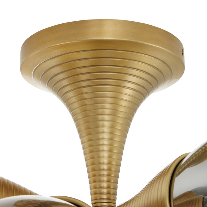 Arteriors DFC15 Giselle 6-lt 24" Semi Flush Mount
