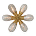 Arteriors DFC15 Giselle 6-lt 24" Semi Flush Mount