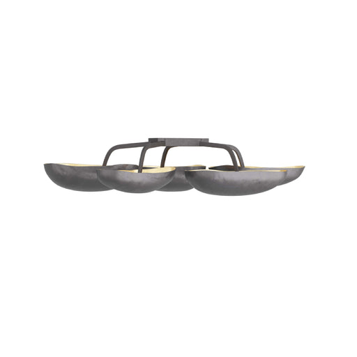 Arteriors Theo 13-lt 55" Flush Mount - Blackened Iron