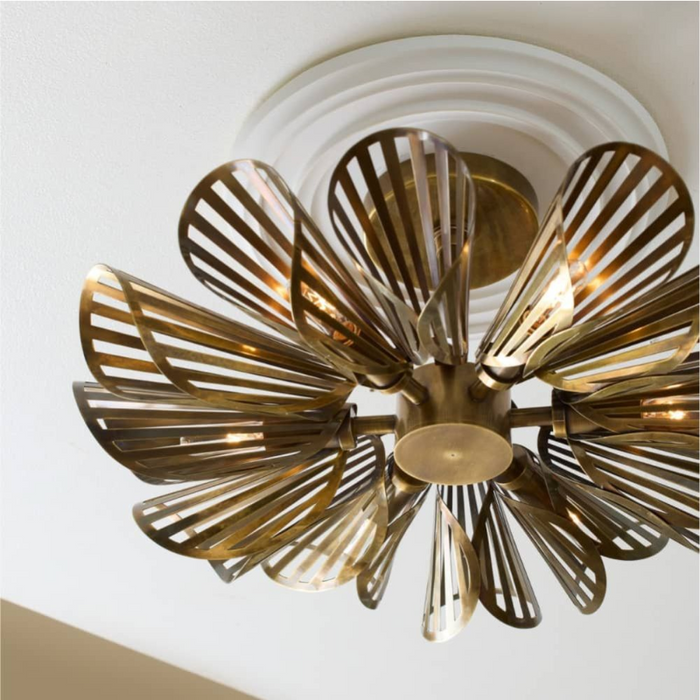 Arteriors DFI06 Francesca 12-lt 20" Flush Mount