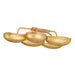 Arteriors Theo 13-lt 55" Flush Mount - GOld Leaf