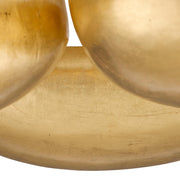 Arteriors Theo 13-lt 55" Flush Mount - GOld Leaf
