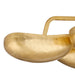 Arteriors Theo 13-lt 55" Flush Mount - GOld Leaf