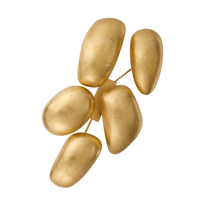 Arteriors Theo 13-lt 55" Flush Mount - GOld Leaf