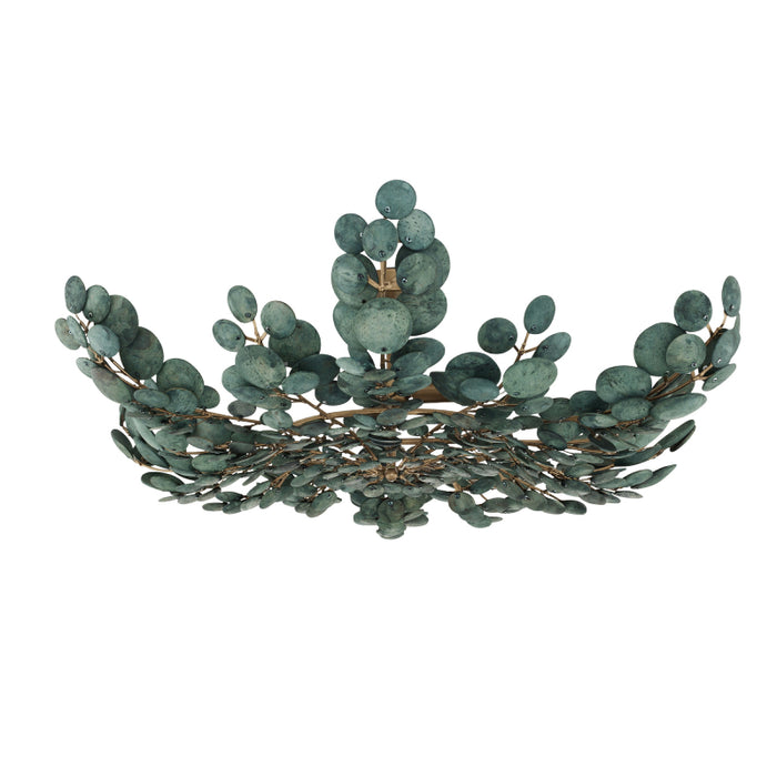 Arteriors DFS01 Bilal 3-lt 38" Flushmount - Eucalyptus