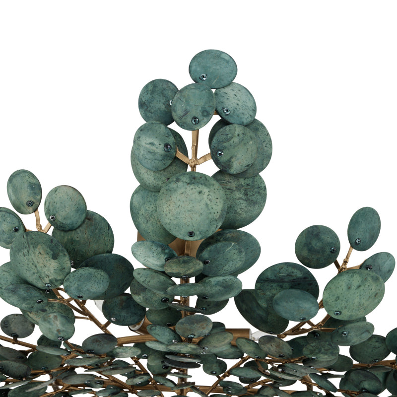 Arteriors DFS01 Bilal 3-lt 38" Flushmount - Eucalyptus