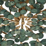 Arteriors DFS01 Bilal 3-lt 38" Flushmount - Eucalyptus