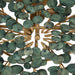 Arteriors DFS01 Bilal 3-lt 38" Flushmount - Eucalyptus
