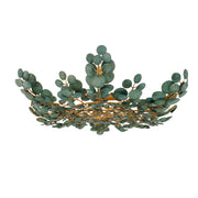 Arteriors DFS01 Bilal 3-lt 38" Flushmount - Eucalyptus