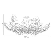 Arteriors DFS01 Bilal 3-lt 38" Flushmount