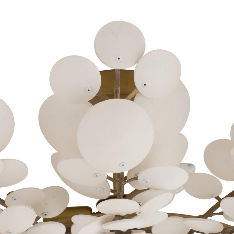 Arteriors DFS01 Bilal 3-lt 38" Flushmount - Ivory