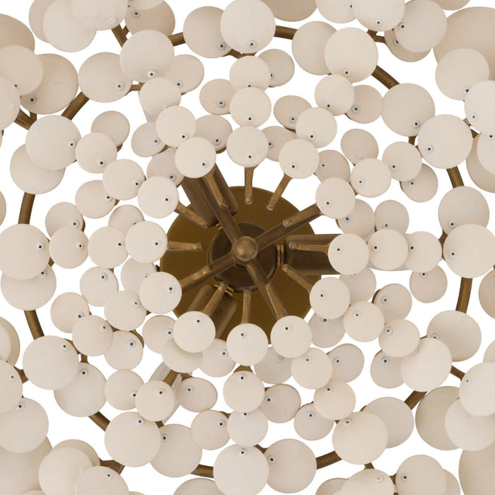 Arteriors DFS01 Bilal 3-lt 38" Flushmount - Ivory