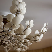 Arteriors DFS01 Bilal 3-lt 38" Flushmount - Ivory