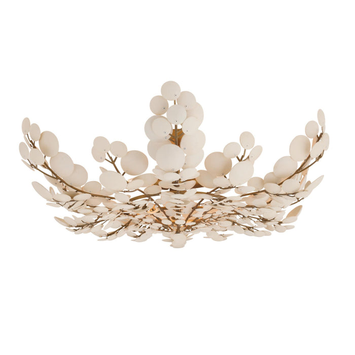 Arteriors DFS01 Bilal 3-lt 38" Flushmount - Ivory
