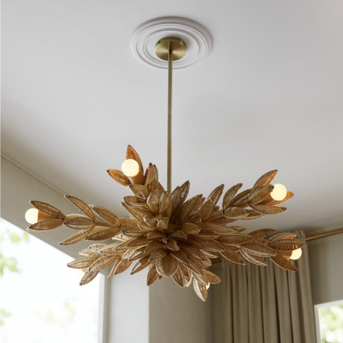 Arteriors DFS03 Kasai 6-lt 37" Semi-Flush Mount