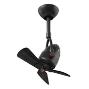Matthews Fan Diane 16" Ceiling Fan with Wood Blades - Matte Black/Matte Black
