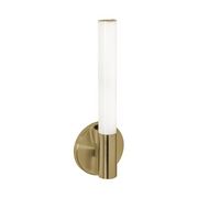 AFX DIOS0314LAJD1 Dion 1-lt 14" Tall LED Wall Sconce - Light Antique Brass