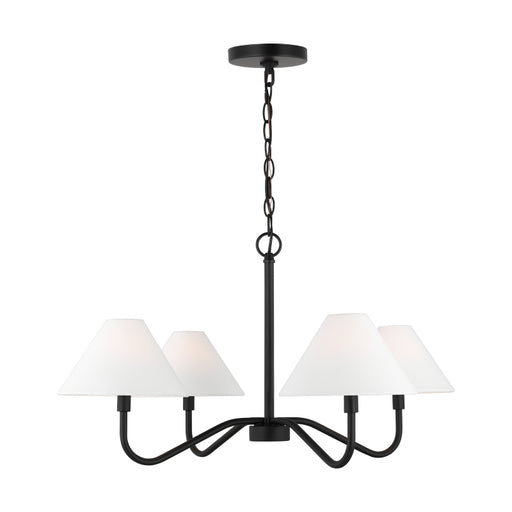 Visual Comfort DJC1194 Eldon 4-lt 30" Chandelier - Midnight Black