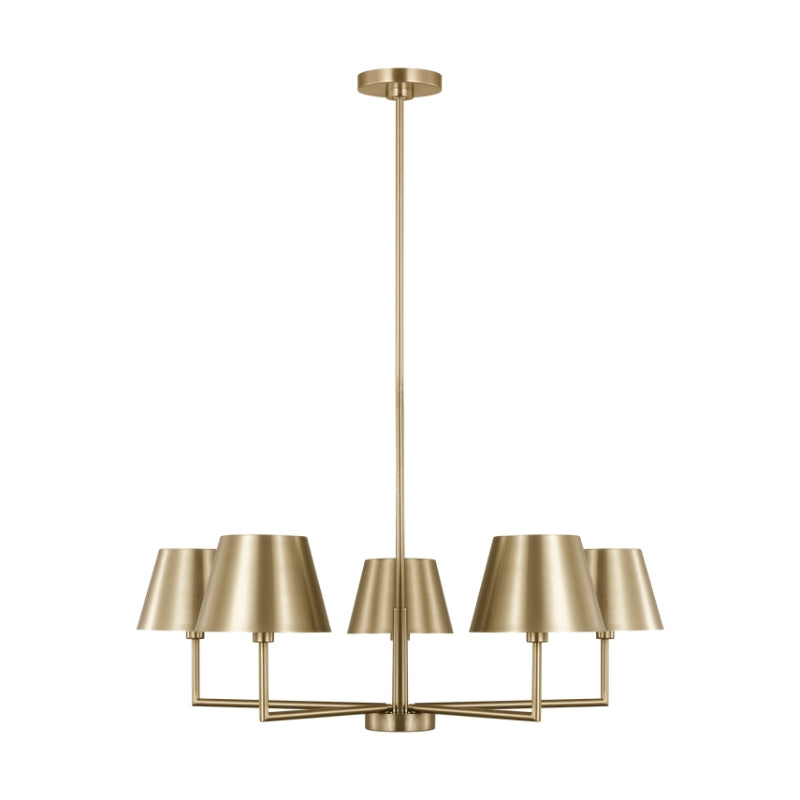 Visual Comfort DJC1265 Ender 5-lt 33" Chandelier - Satin Brass