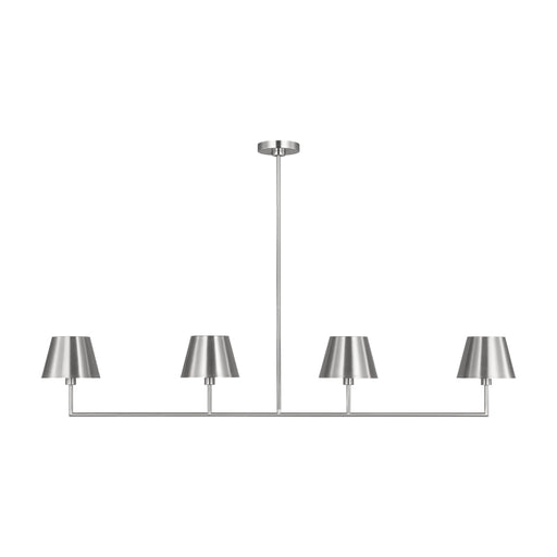 Visual Comfort DJC1274 Ender 4-lt 56" Large Linear Chandelier - Brushed Nickel