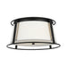 Visual Comfort DJF1002 Cortes 2-lt 14" Medium Flush Mount - Midnight Black