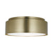 Visual Comfort DJF1042 Dartmore 2-lt 15" Medium Flush Mount - Satin Brass