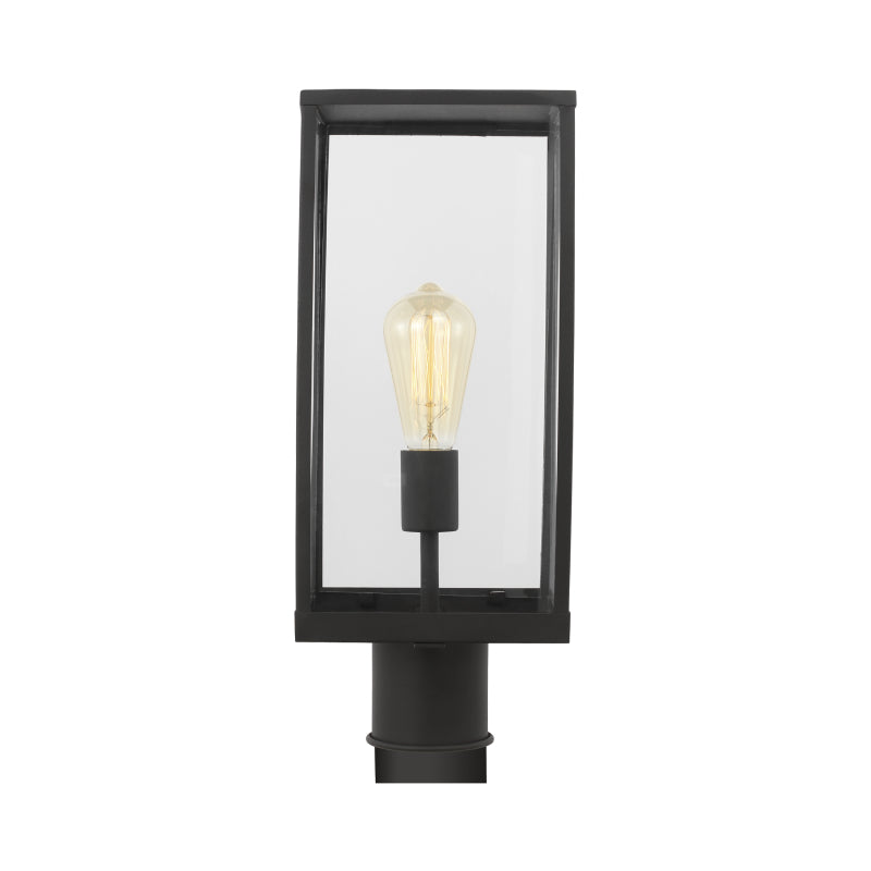Visual Comfort DJO1041 Howell 1-lt 17" Tall Outdoor Medium Post Lantern - Texture Black